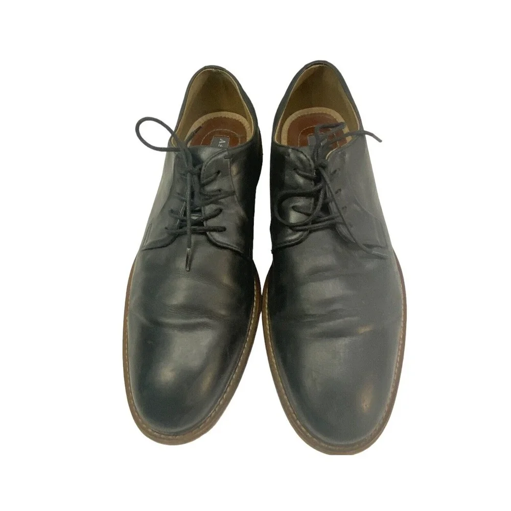 ASTON GREY Men Grenasien Oxford Shoes Size 8 Black Lace‎ Up Office Business